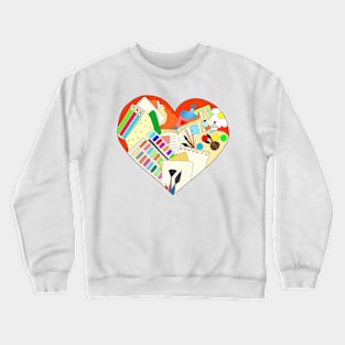 Love art Crewneck Sweatshirt